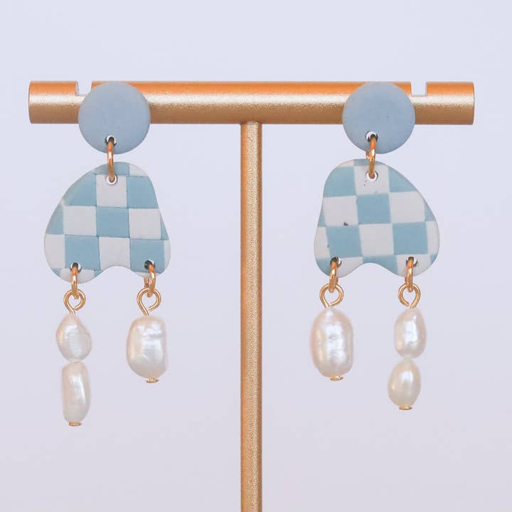 Rainbow's Clay - Wholesale Dangle Earrings - Pearl Drops2