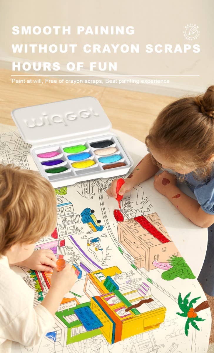 ToysLink - Wholesale Crayons – Child & baby - Mideer Peas Crayons - 12 Colours3