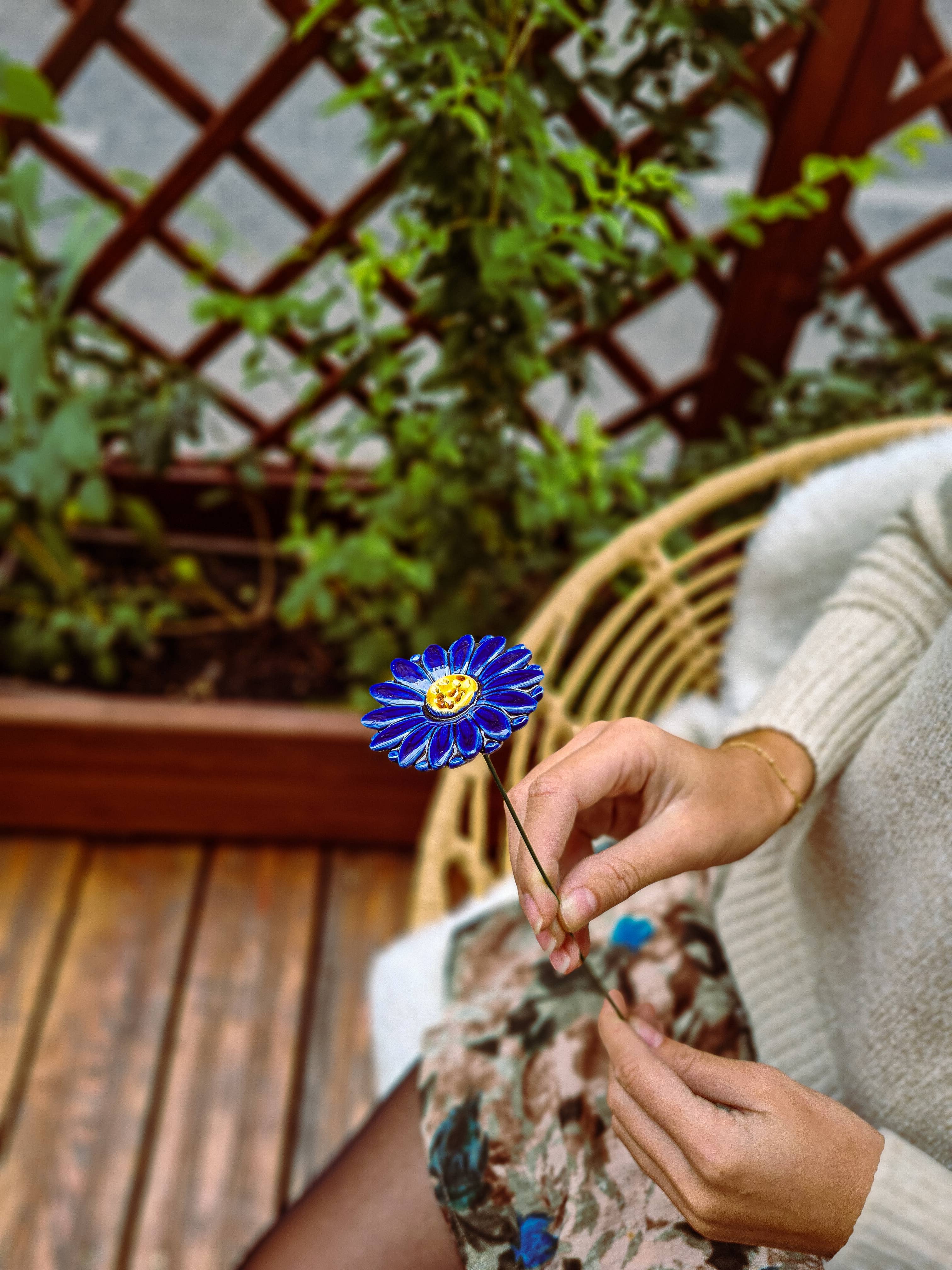 NaturoTheke – wholesale Artificial flowers – Gerbera diameter approx. 5 cm | 39 cm stem21