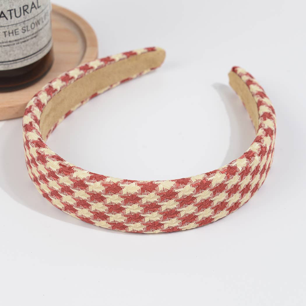 TheDivaSoap - Wholesale Fashion Headband - Women's - Vintage Houndstooth Headband5
