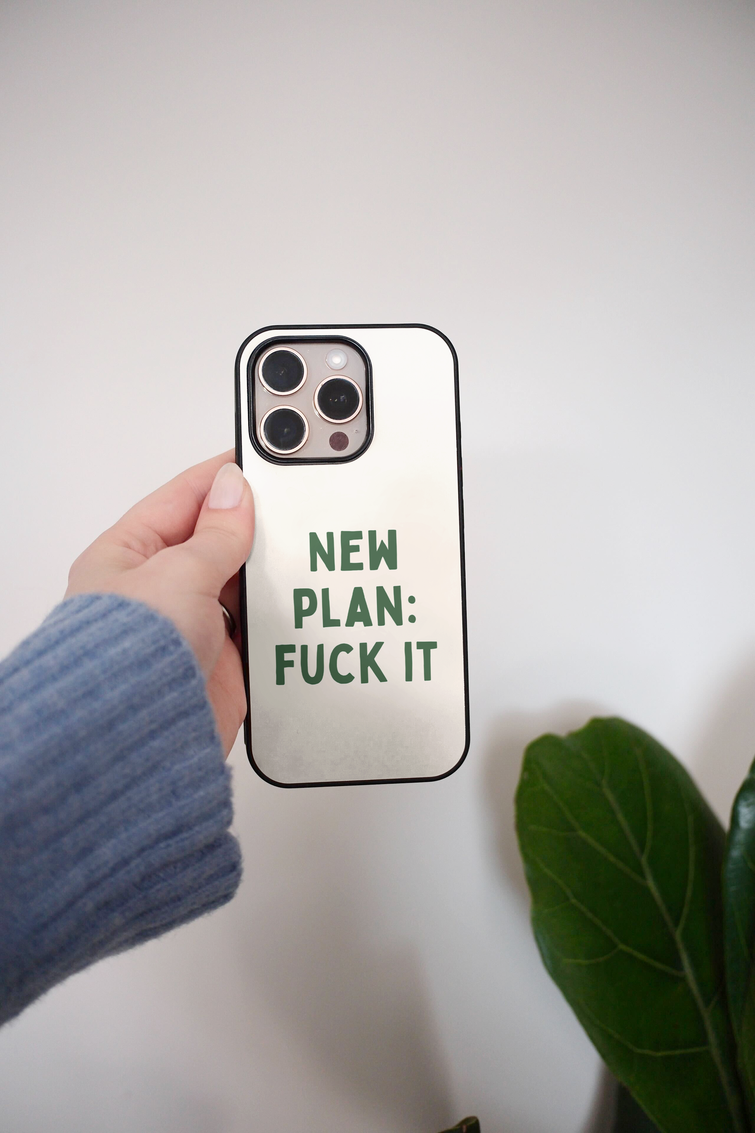 Wisdom and Wonder Designs – wholesale Phone case – Women’s – New Plan: Fuck It | Phone Case0