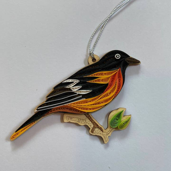 Décoration Quilling Oriole pour la vente par Poppin Cards and Gifts