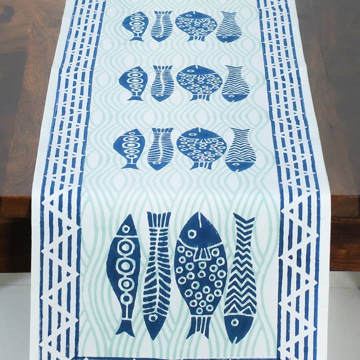 Sevya Handmade - Wholesale Table Runner - Fish Table Runner