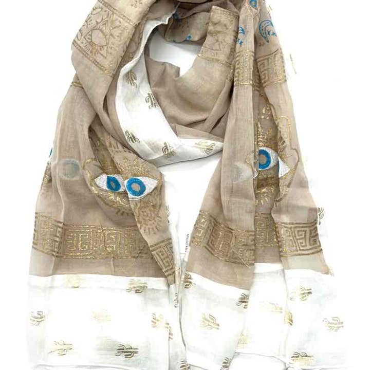 LINETA - Wholesale Scarf - Women's - C5 Indian cotton scarves