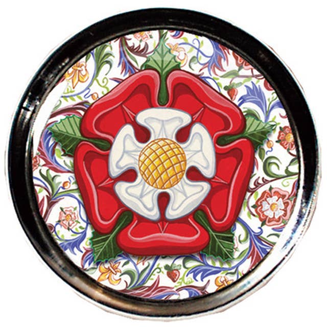Heavyweight Glass Paperweights - Tudor Rose for wholesale by Timeline Gifts Ltd