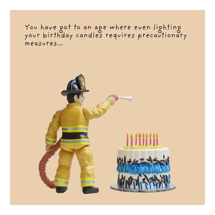 Carte de vœux de précautions pour la vente par Not at all Jack