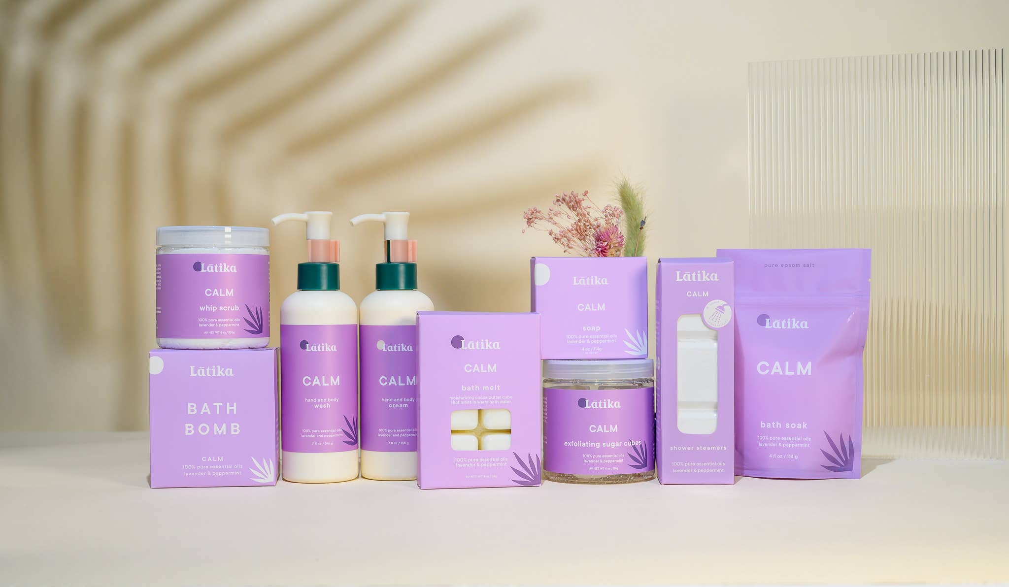 Latika Beauty – wholesale Bath soak/milk – Calm – Lavender Mint 💜6