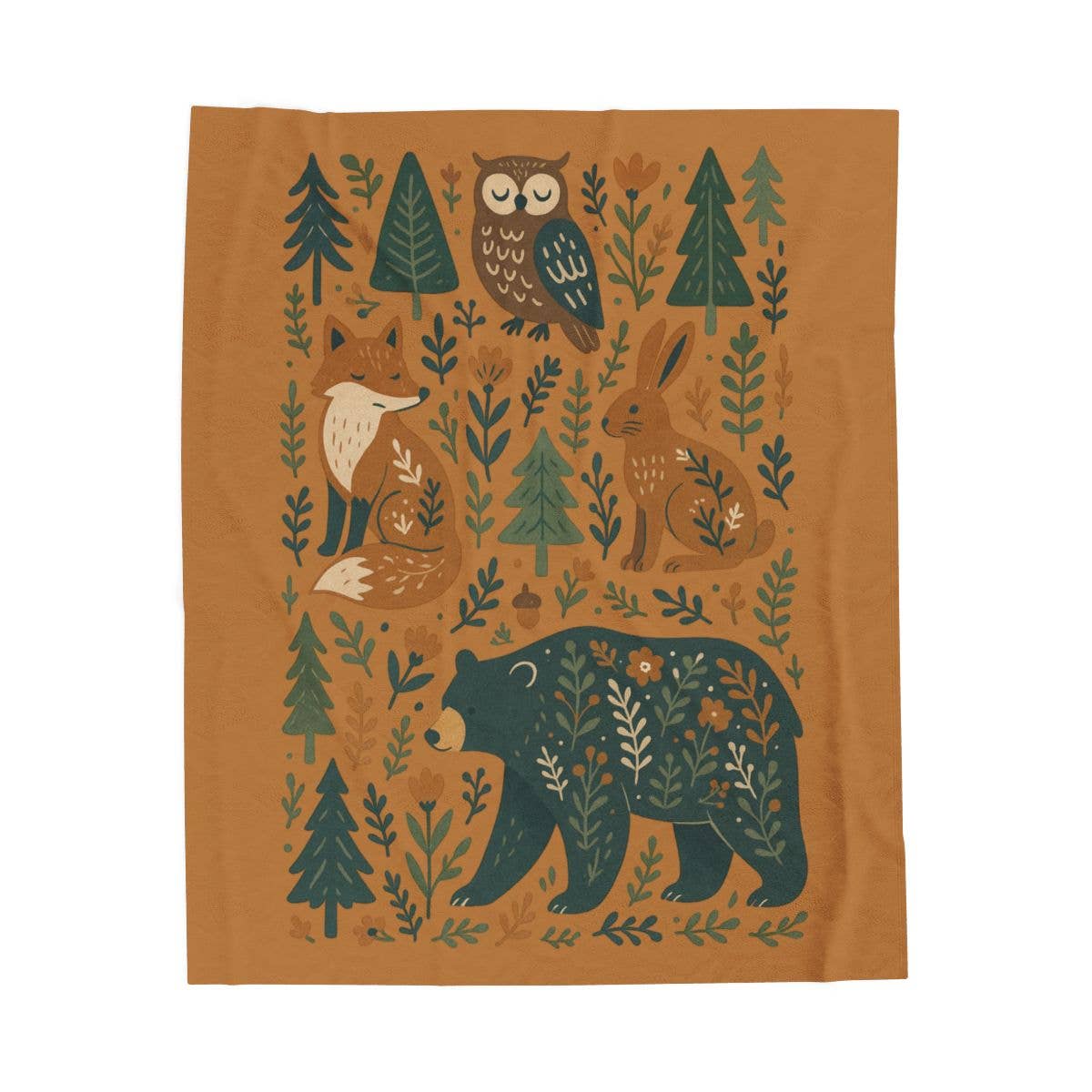 Upside Down Owl Farm - Vente Plaids - Plaid de Village Hivernal Confortable – Doux, Chaud & Festif (Copie)5