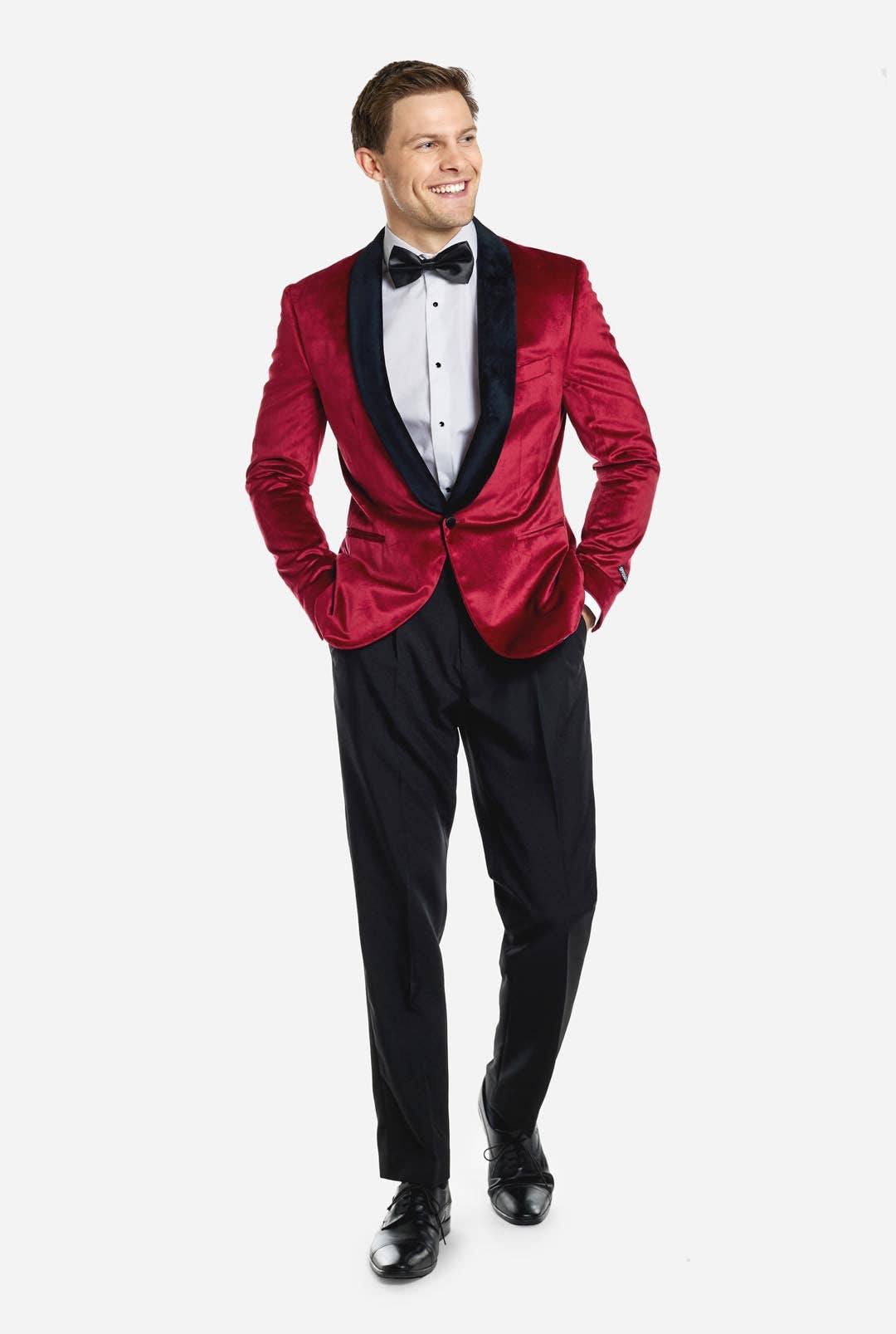 Red Dinner Jacket - Burgundy for wholesale on Faire1