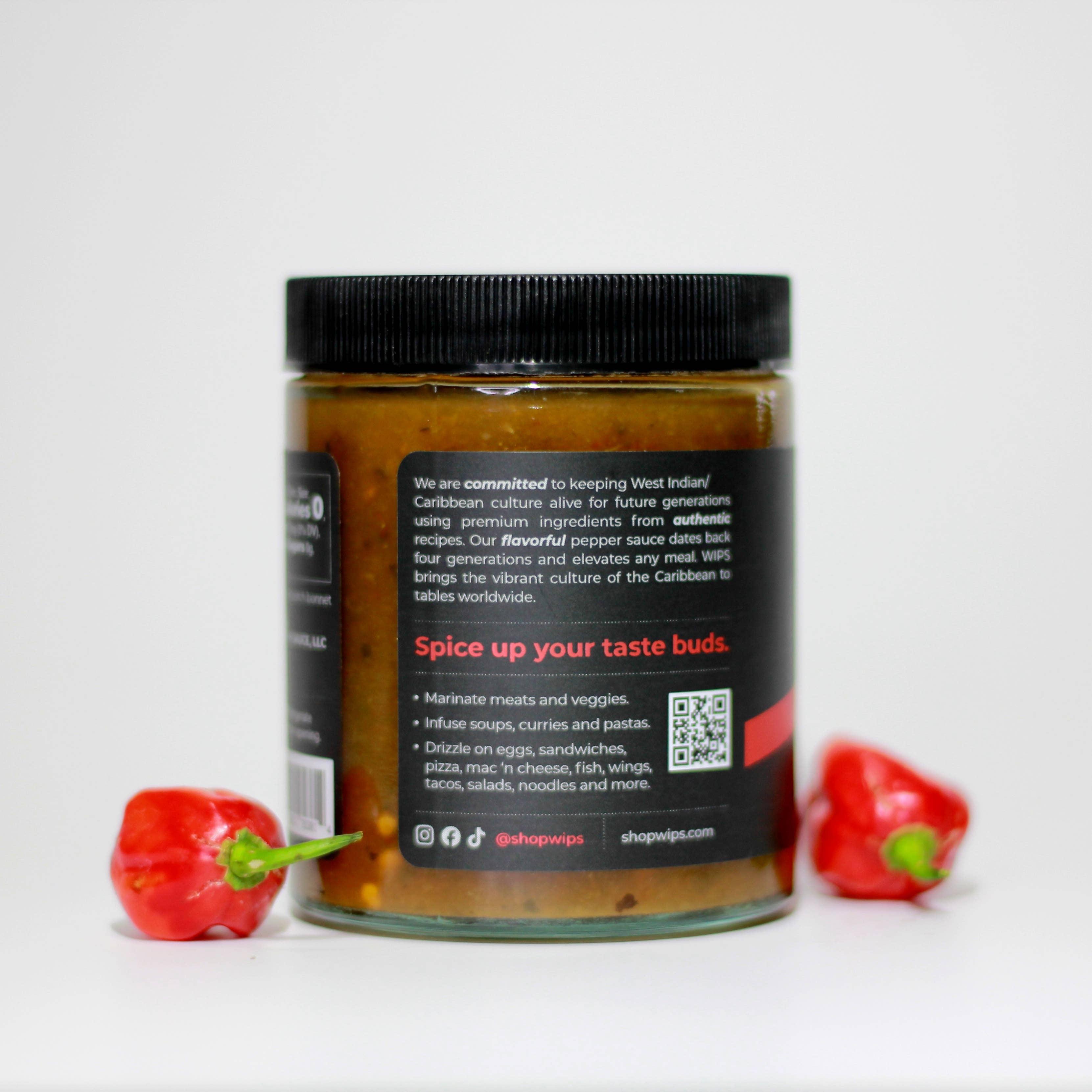 West Indies Peppa Sauce - WIPS - Wholesale Hot Sauce - WIPS Red Scotch Bonnet Pepper Sauce, Hot Sauce4