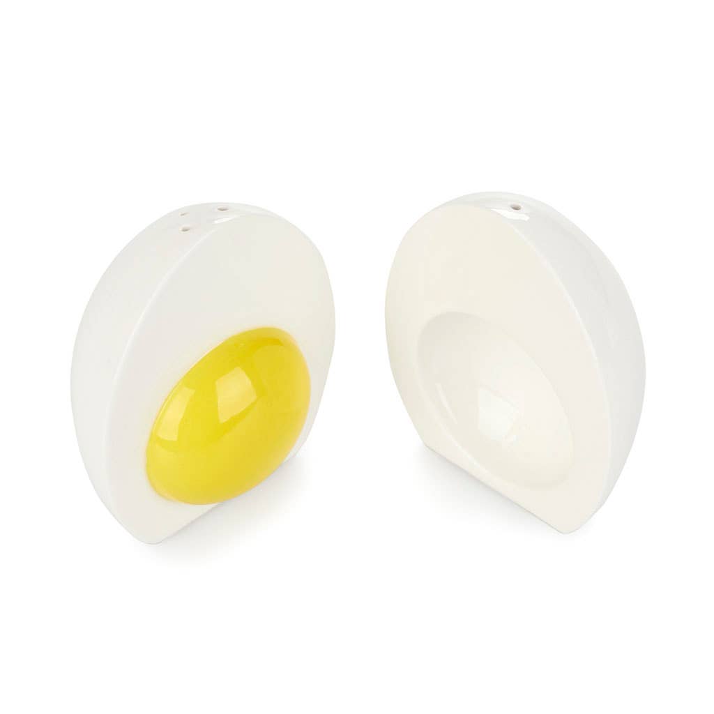 Balvi - Wholesale Salt & Pepper Shaker Set - Salt & pepper set, Uovo L, white, porcelain2