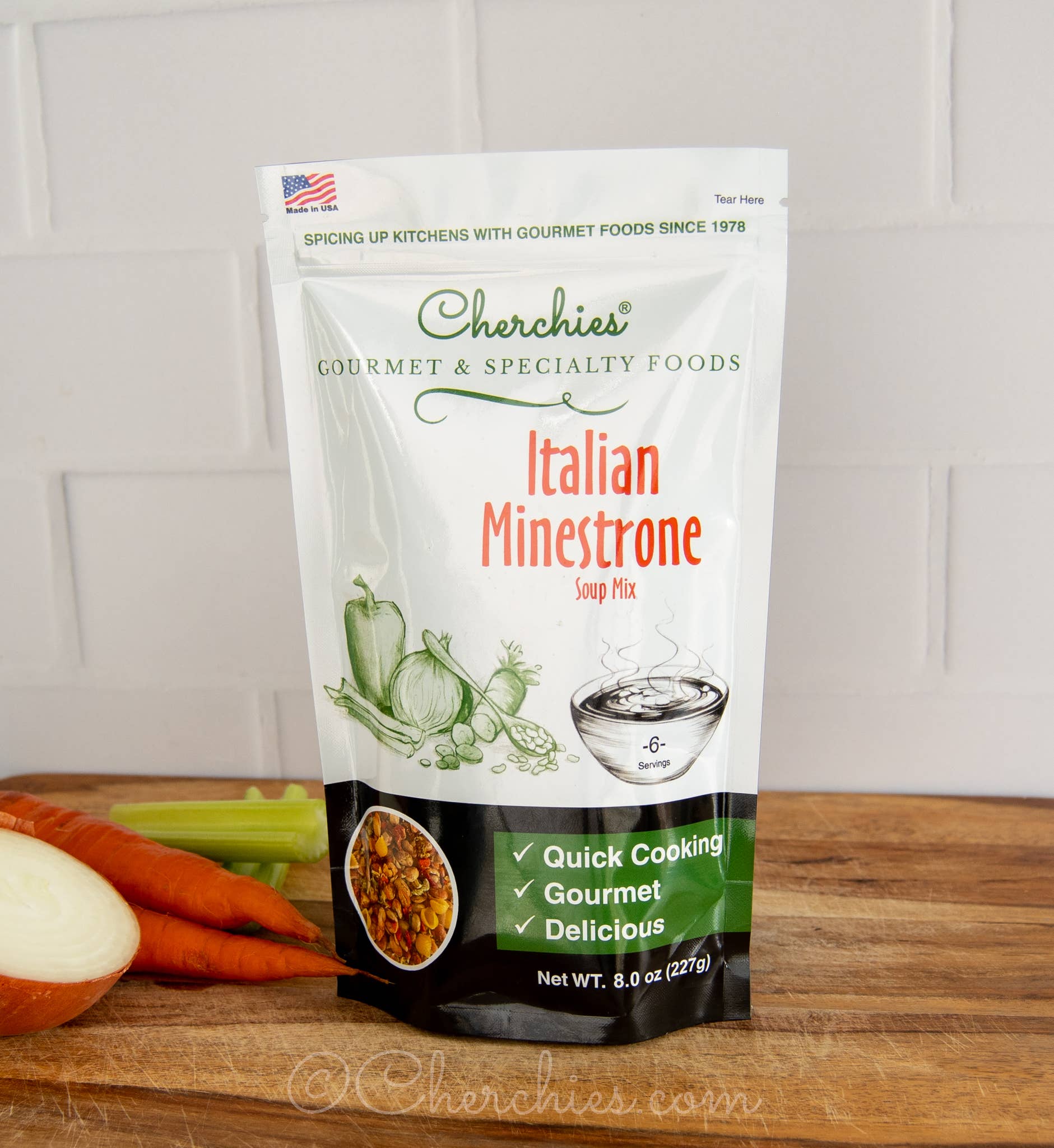 Cherchies Specialty Foods - Wholesale Soup - NEW! Italian Minestrone Soup Mix 3