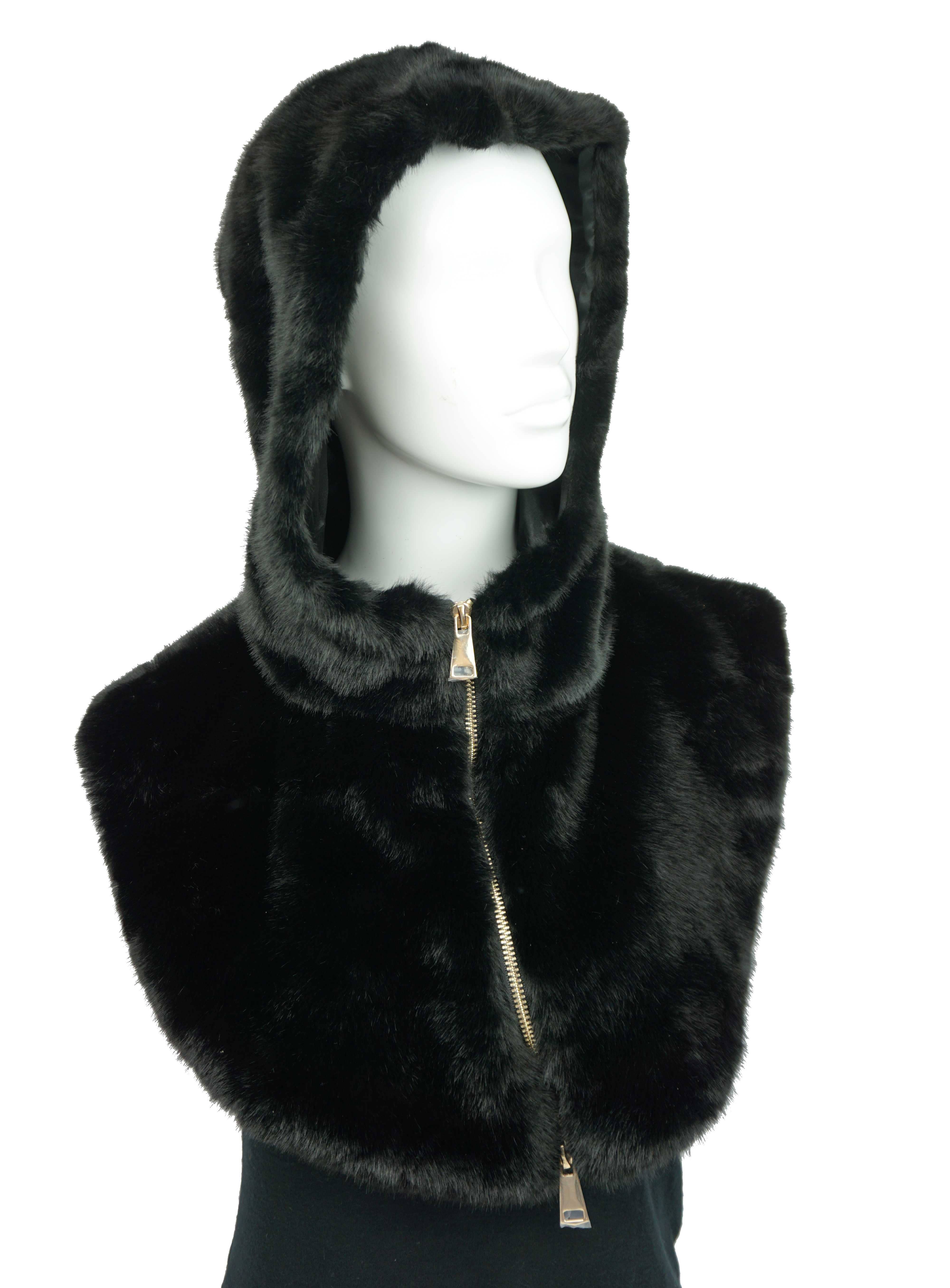 Anais - Wholesale Balaclava - Women's - Faux fur hooded balaclava YM09290