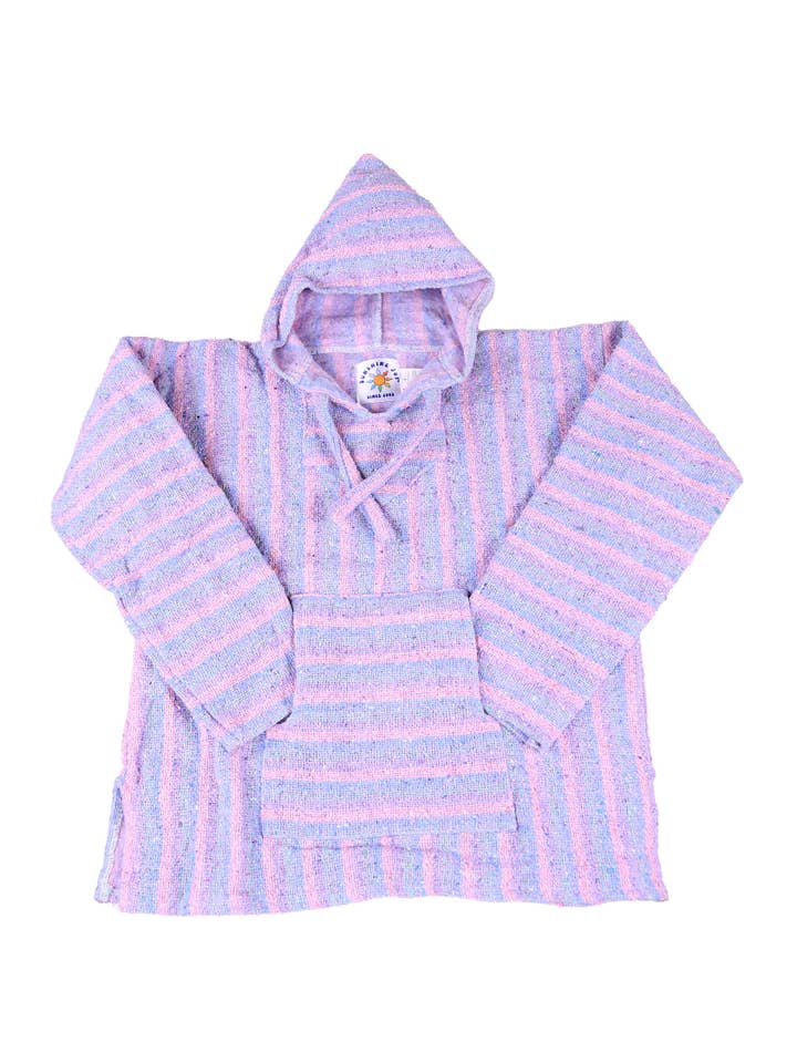 Sunshine Joy - Wholesale Hoodie - Men's - Baja Joy High-Quality Pull-Over Hoodie Jacket Pastel Stripe5