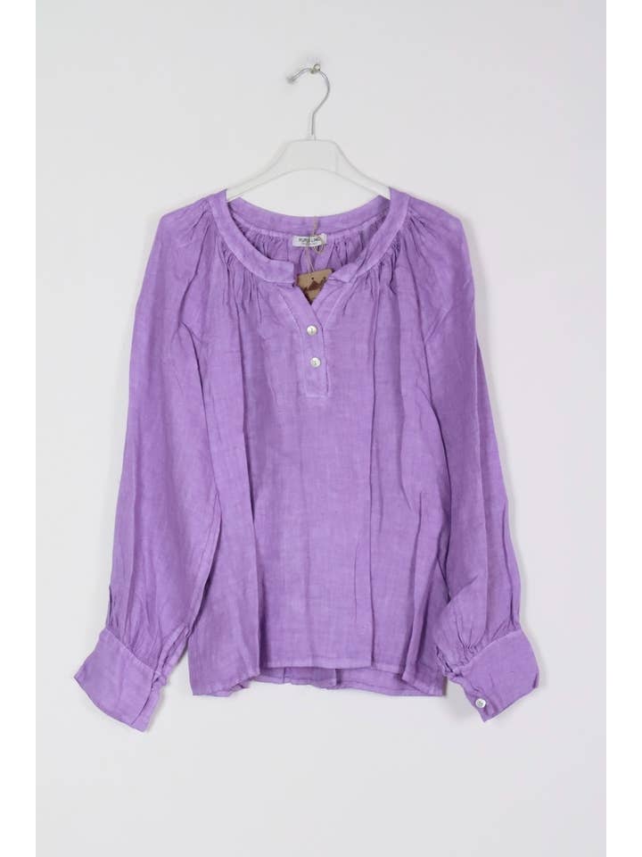 LÉA & LUC – wholesale Blus - Dam – Blus i 100 % linne REF.792322