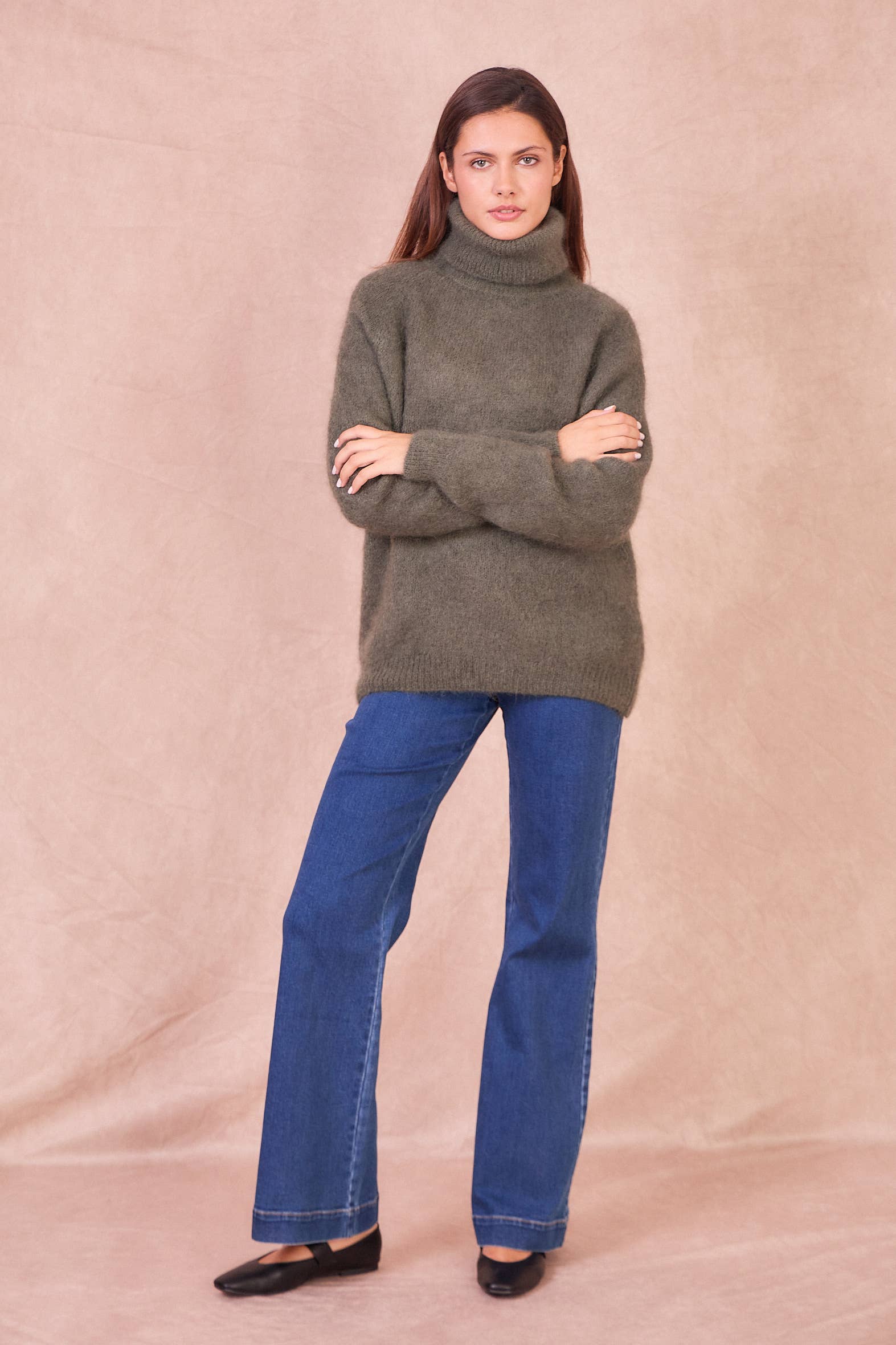 Calie Paris – Großhandel Strickpullover – Damen – Rollkragenpullover7