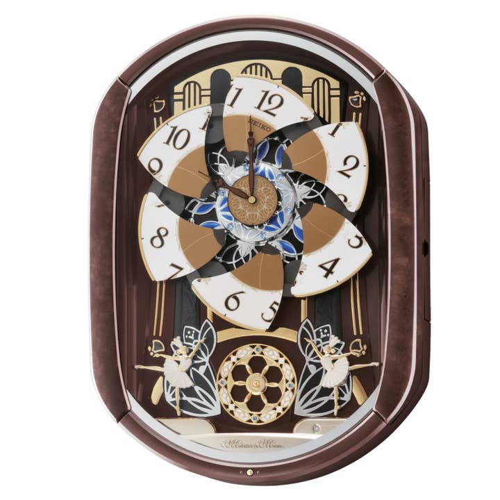 Seiko Clocks USA - Wholesale Wall Clock - Ballerina Melodies In Motion Clock Holiday Musical