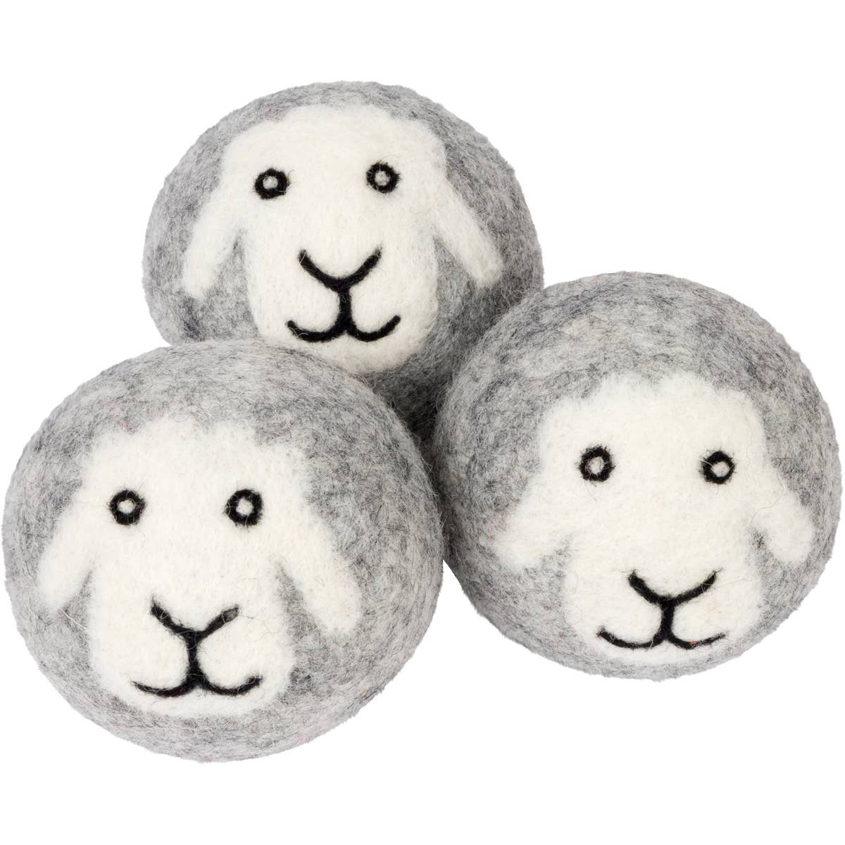 Mama Moon Boutique LLC - Wholesale Dryer Balls - "Smiling Sheep" Hand-Felted Dryer Balls Bulk 15 balls7