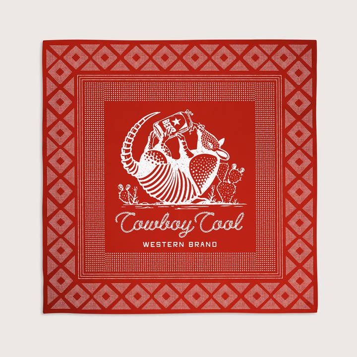 Dillo After Dark Bandana for wholesale by Cowboy Cool