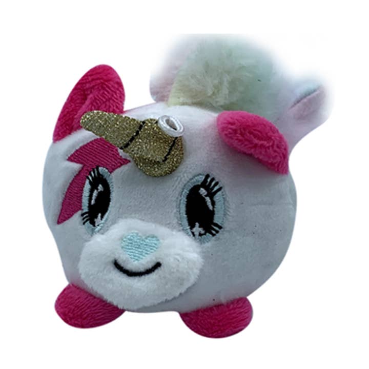 Unicorn Plush Squishy 12 CT Counter Display for wholesale by K & S WHOLESALE INC