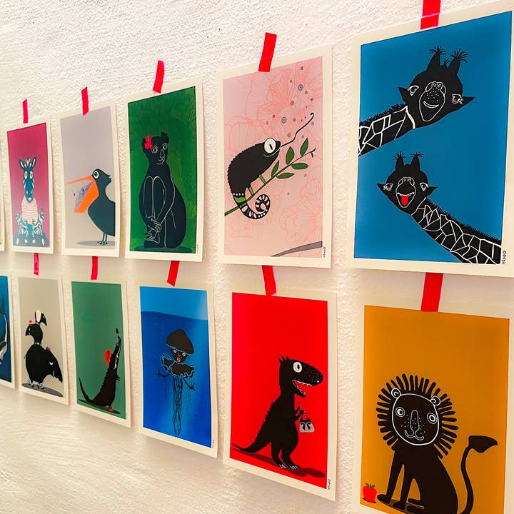 littl'pix - Wholesale Poster - Chameleon - small poster, DIN A52