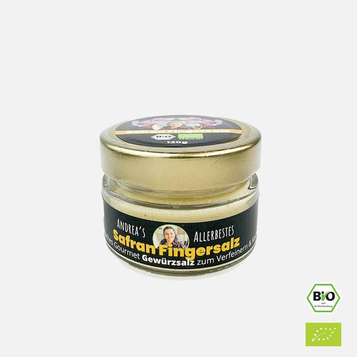SANUUS® Better Living – wholesale Salt – 120g organisk saffran krydda salt för matlagning och raffinering