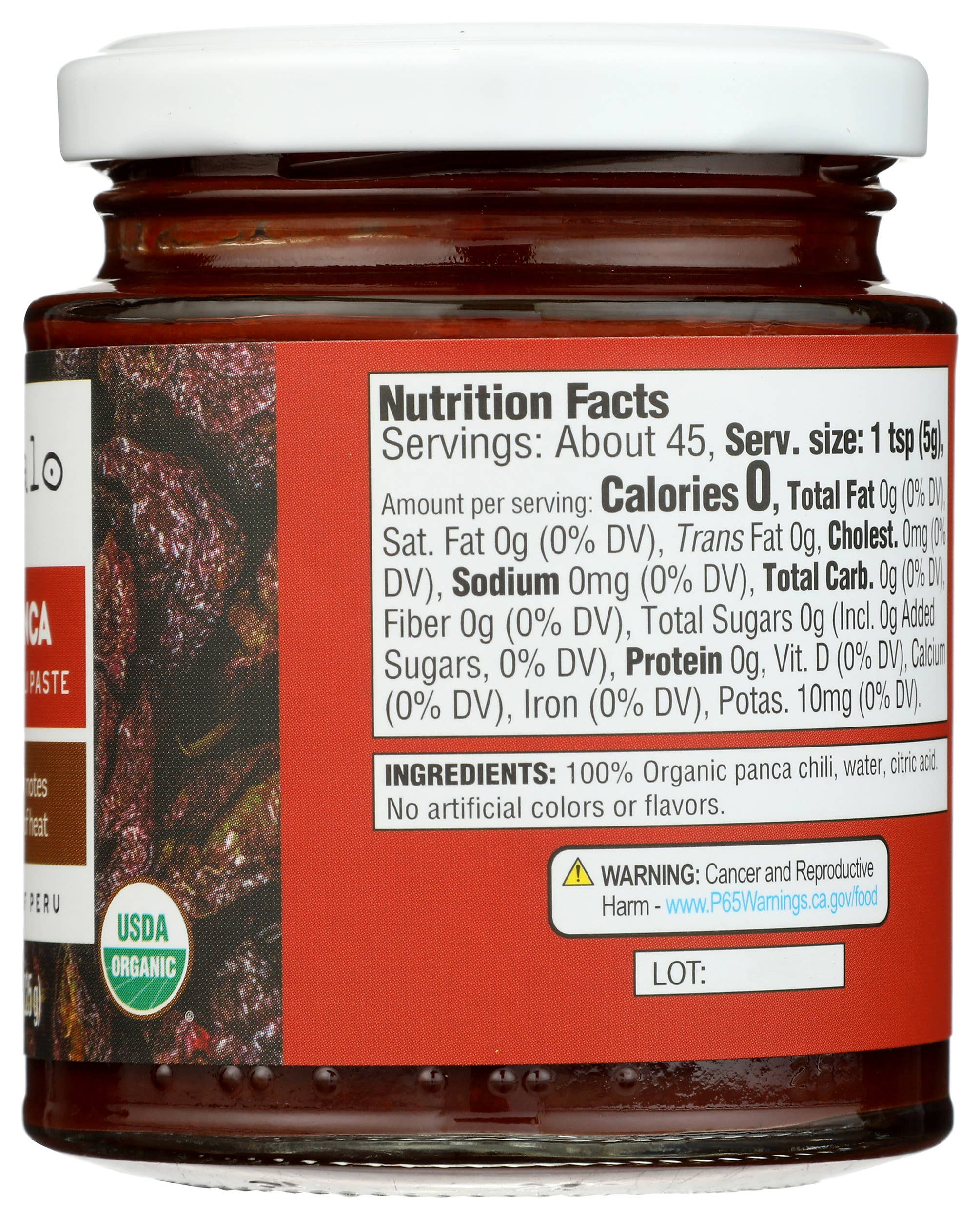 Matiz - Wholesale Chili Paste - Zocalo Aji Panca Chili Paste - Organic 8oz Jar1