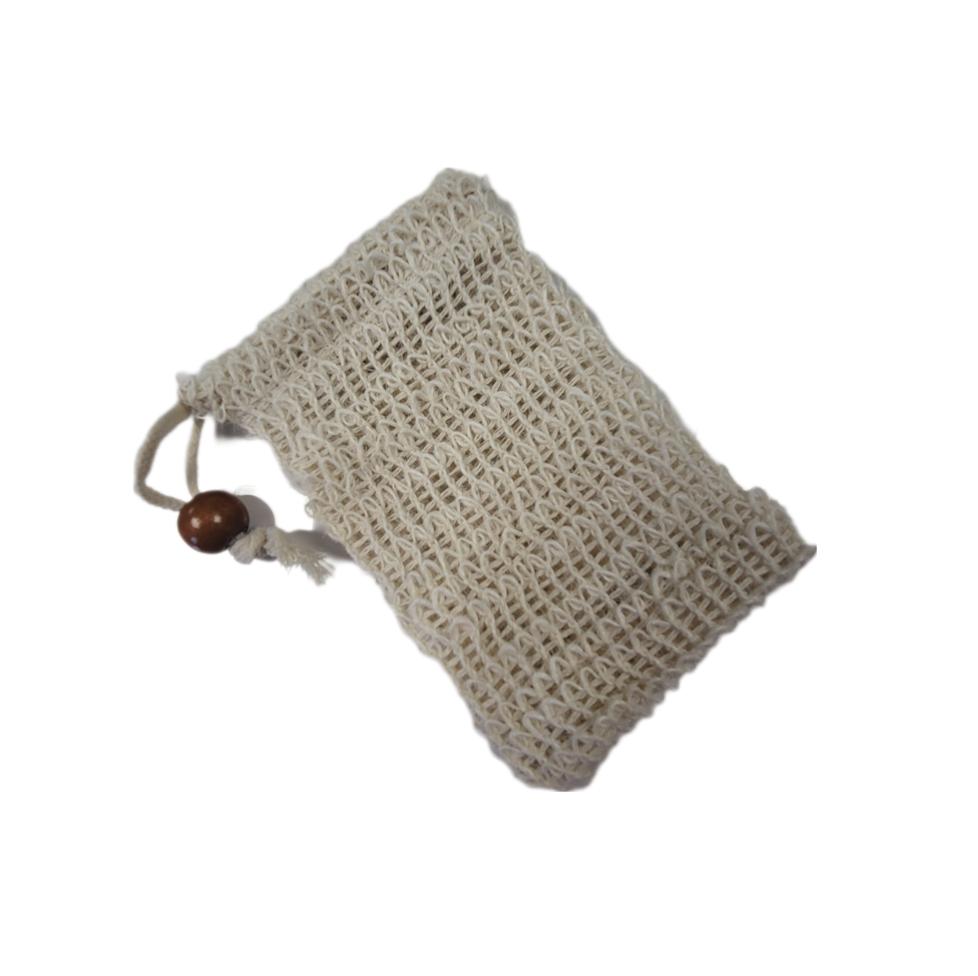 Savons.nl - Savon de marseille distributeur - Vendita all'ingrosso Portasapone - Sacchetto in sisal con perlina0