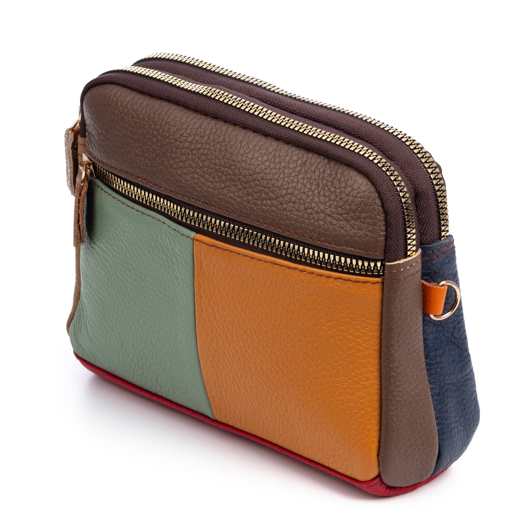 multicolore Attigliano borsa a tracolla in vera pelle Dollaro. in vendita all'ingrosso su Faire2