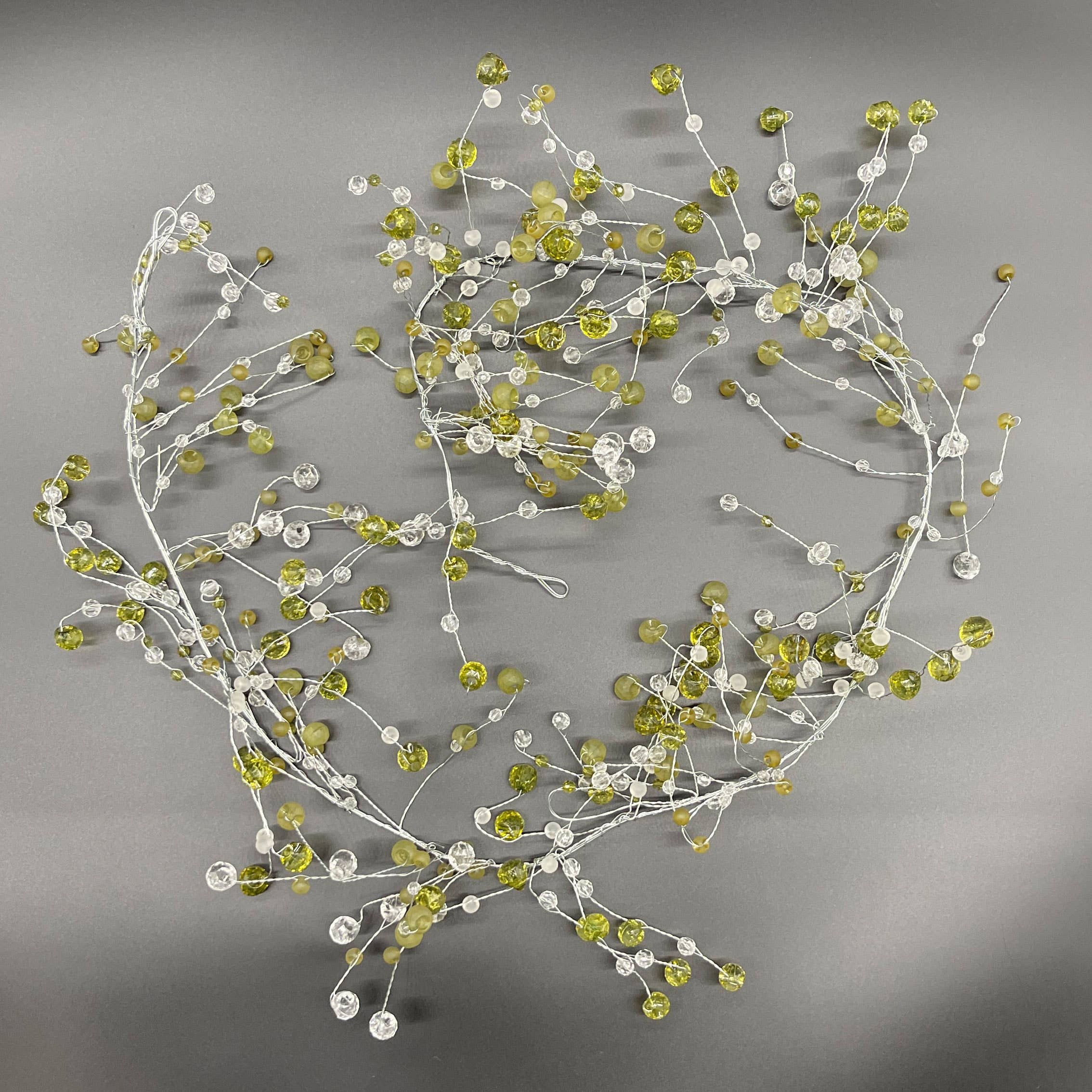 Galt International Company - Wholesale Bunting/Garland - Crystal Christmas Garland 4-ft Holiday Decor Accents6