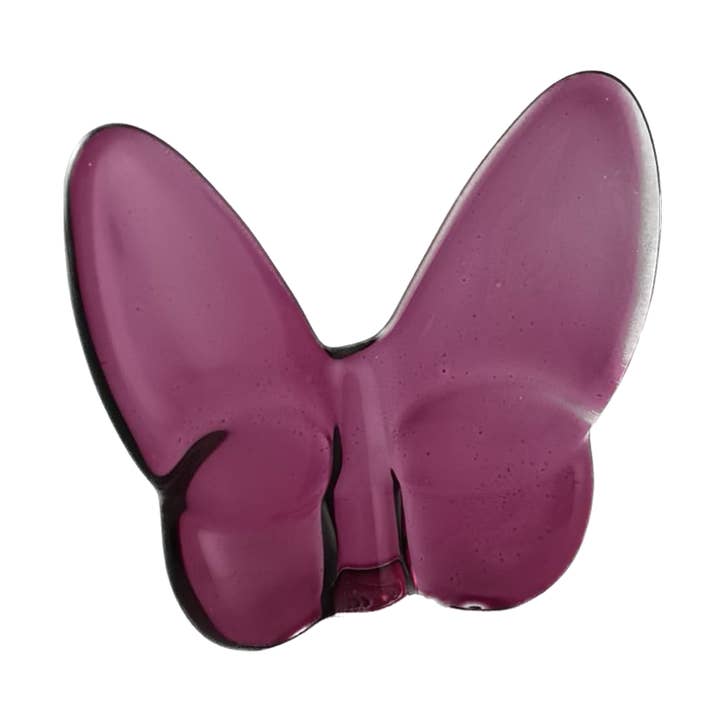 Le Mariposa Exclusive Crystal Butterfly Home Decor in Plum for wholesale by Lainy Home