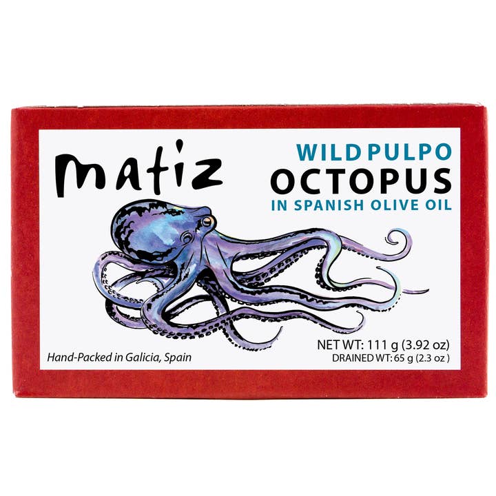 Matiz - Wholesale Tinned Fish - Matiz Pulpo in Olive Oil - 4.2oz Tin