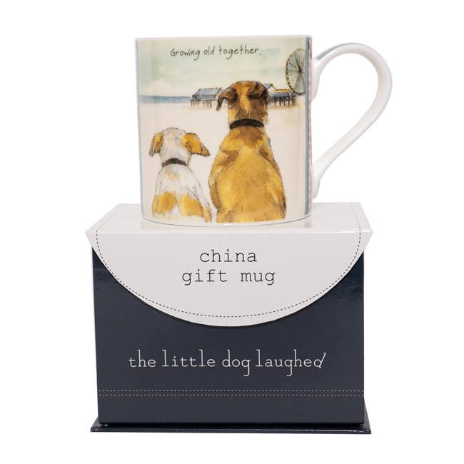 Growing Old Together China Mug for wholesale by The Little Dog Laughed
