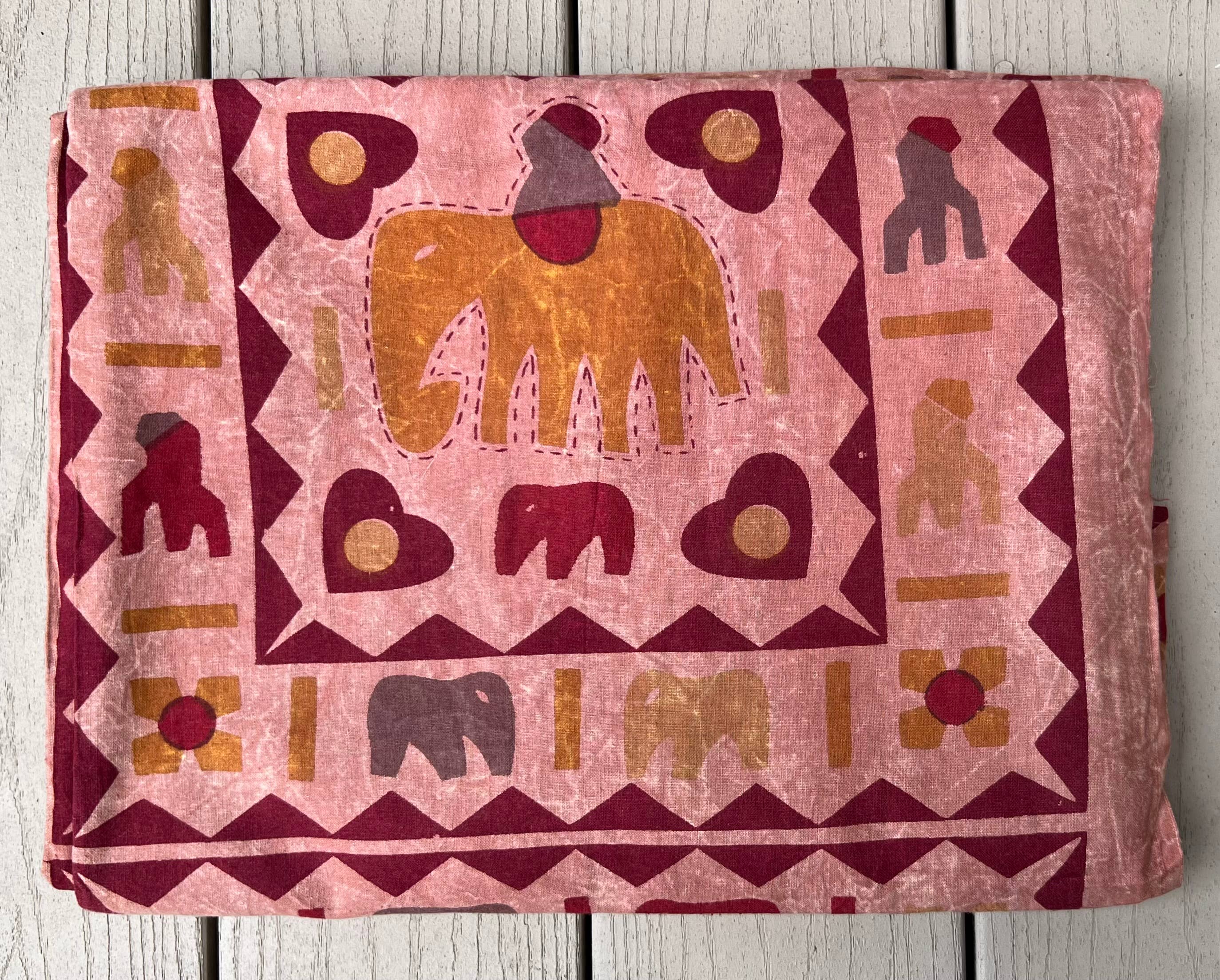 Lungta Imports - Wholesale Tapestry/Textile - Indian Tribal Elephants Tapestry Wall Decor Beach Throw10