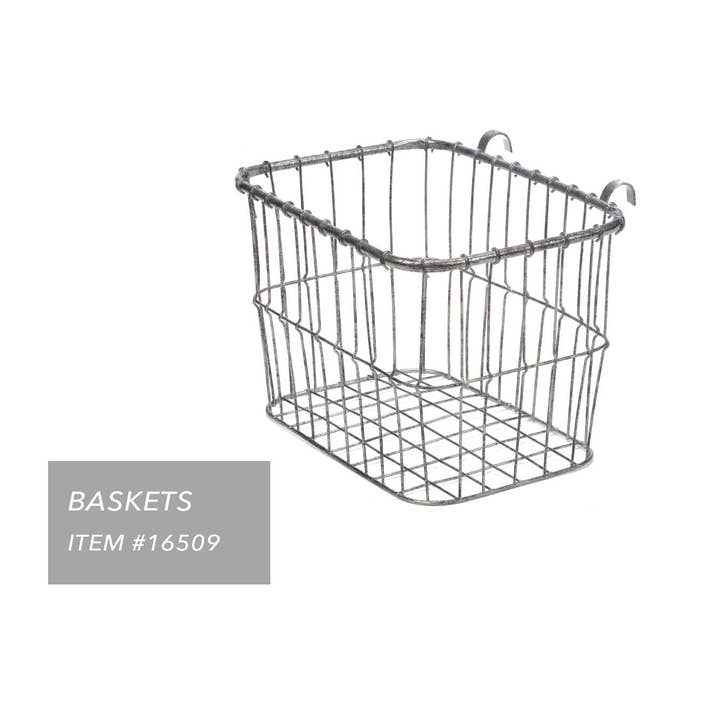 Tripar International - Wholesale Retailer Display - Accessories - Basket and Hooks for Shutter Ladder Display (17903)