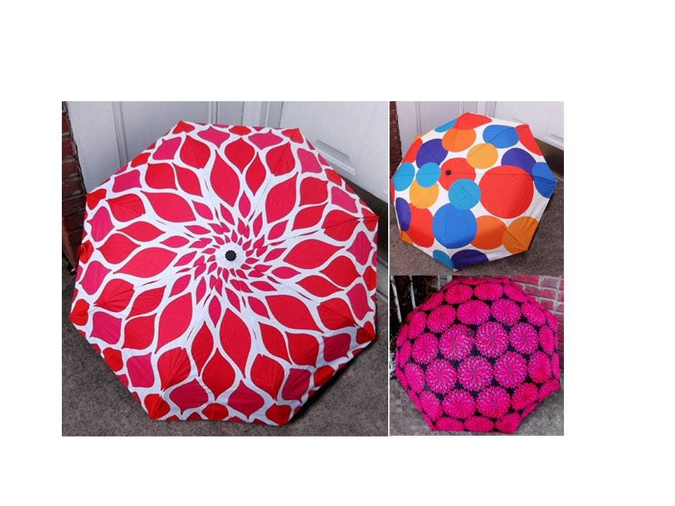 GirlzNDollz - Wholesale Umbrella - Women's - Spring print UV Umbrella assortment promo- set of 30