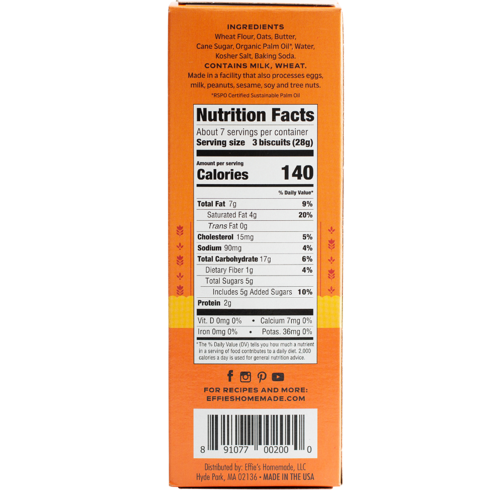 Effies Homemade - Wholesale Cookie - Original Oatcake2