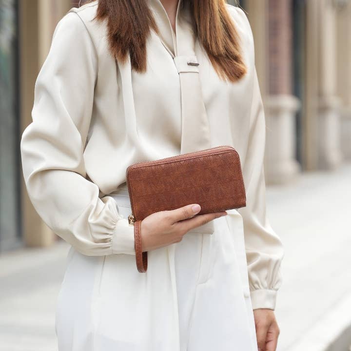 MKF Collection – Engroshandel Tegnebog - Dame – MKF Lisbette Præget M Signature Pung Håndtaske Kvinder14