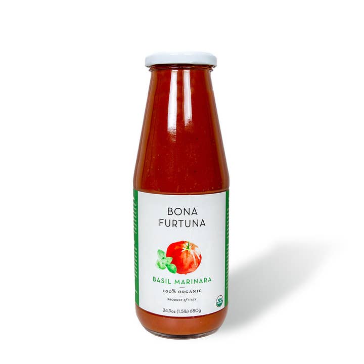 Basil Marinara Pasta Sauce for wholesale by Bona Furtuna