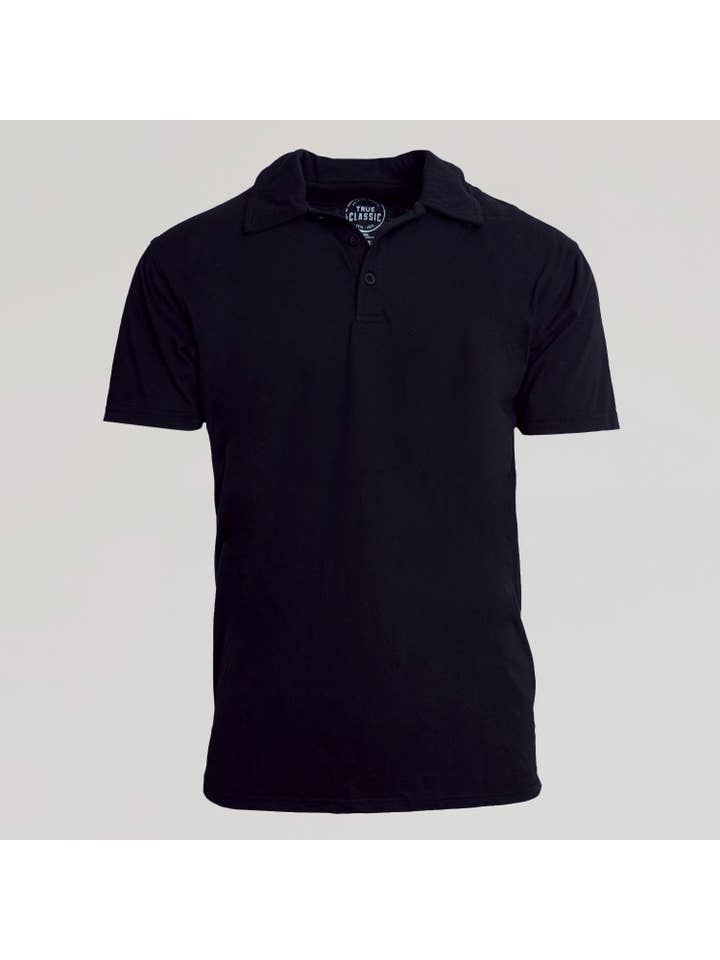 True Classic - Wholesale Polo - Men's - Black Classic Polo1