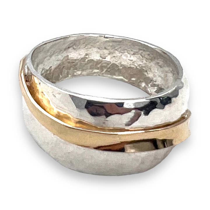 R177 - Halve en halve ring voor wholesale door Peter James