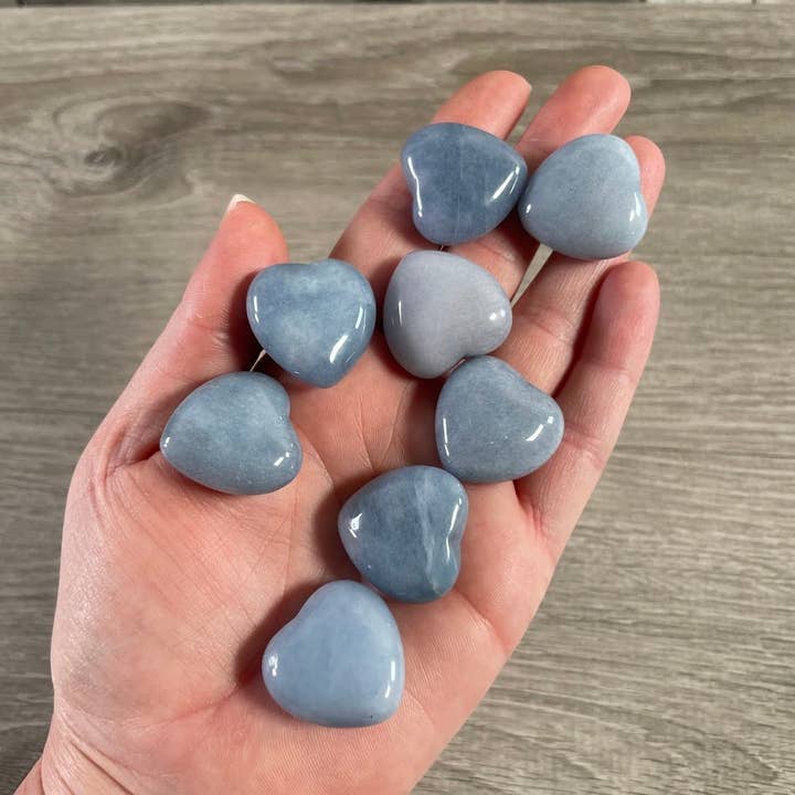 Keystone Crystals - Wholesale Spiritual stone/crystal - 1-Inch Puffy Gemstone Pocket Heart – Bulk Wholesale Crystals26