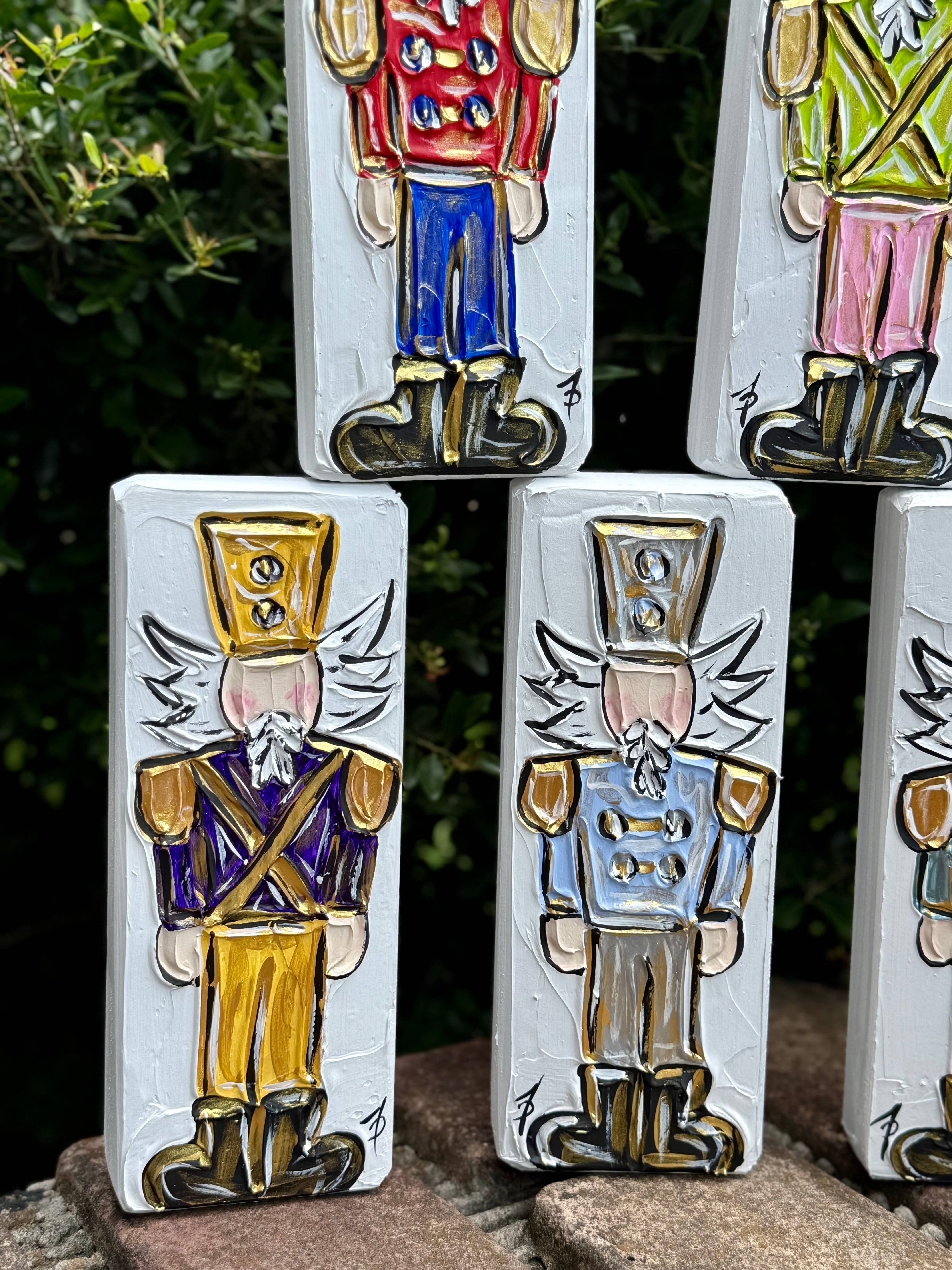 Framesaplenty - Vente Décoration de Noël - Bloc décoratif texturé Casse-Noisette12