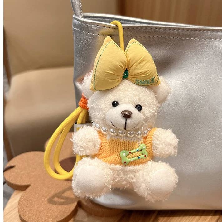 Schattige Pluche Teddybeer Sleutelhanger voor wholesale door Ekartini