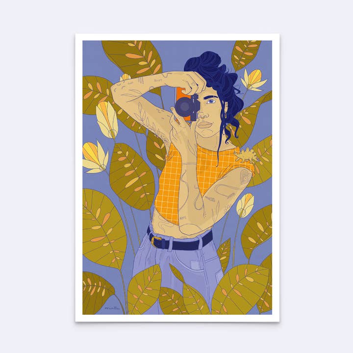 minttu illustrations - Wholesale Art Print - Art print "female gaze"0