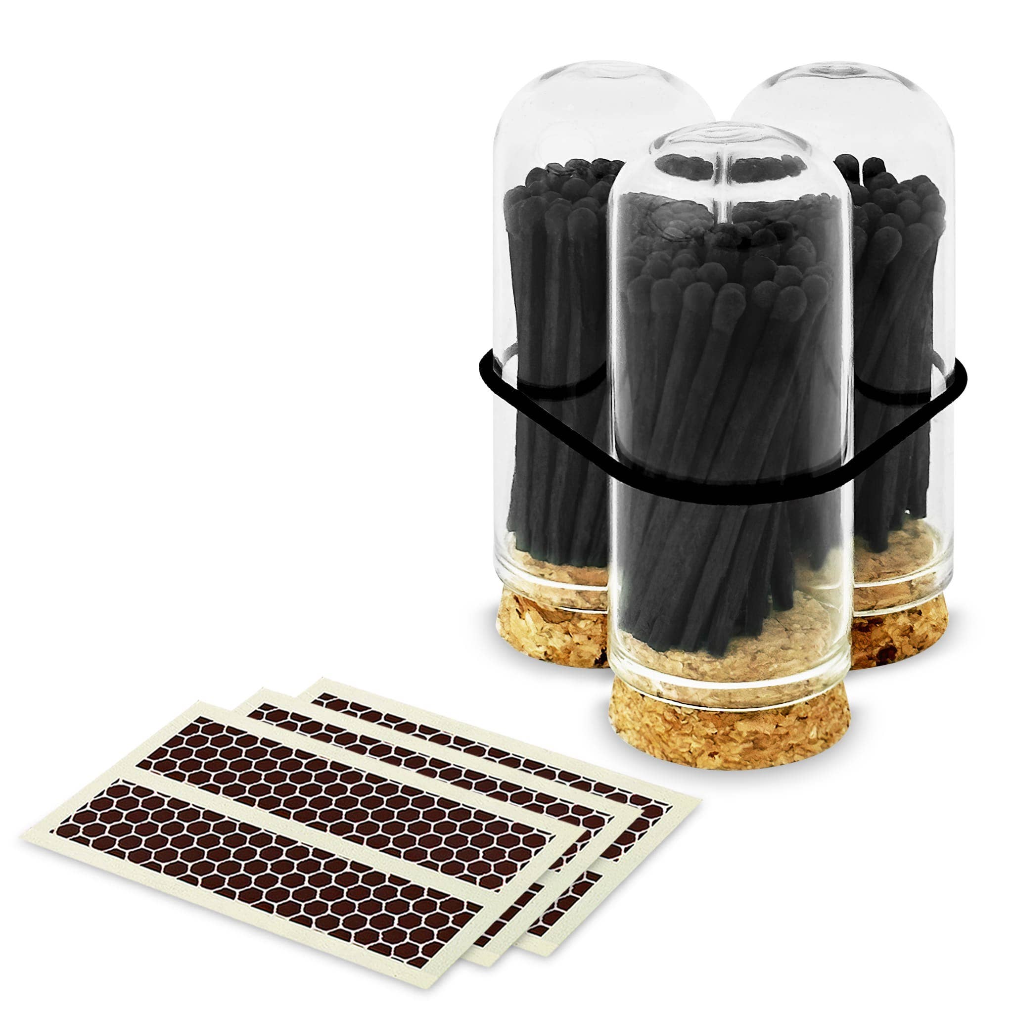 Thankful Greetings – wholesale Tändsticka – 2" Matches + Mini Cloche - Färger efter eget val + Strikers12