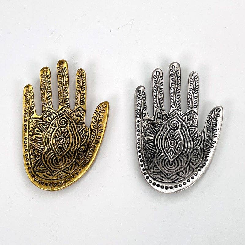 Rock Paradise - Wholesale Incense Holder - Crystal Hand Incense Holder - Silver or Gold -7