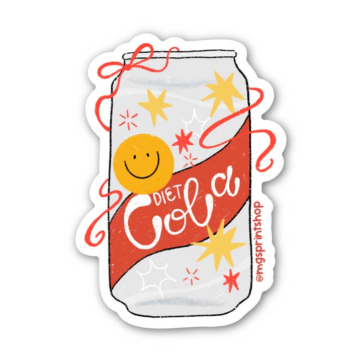 Diet Coke Sticker for wholesale by Wickline's