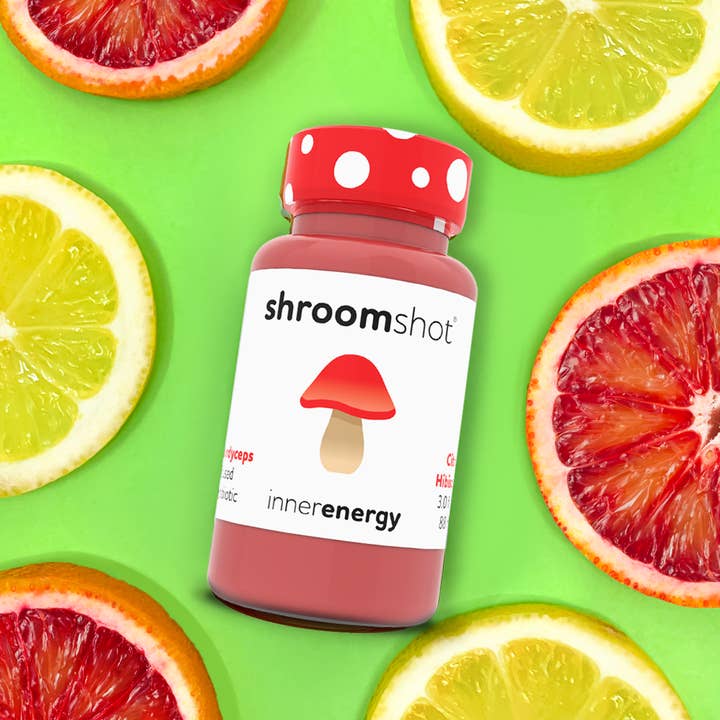 Shroomworks - Wholesale Oral Supplement/Vitamin - Energy Shot (Citrus Hibiscus)- w/ Cordyceps Mushroom
