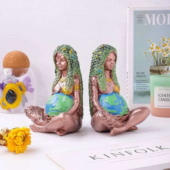 Earth's Gems Boutique - Wholesale Sculpture - Mother Nature Goddess Art Statue, Mother Earth Spiritual Art